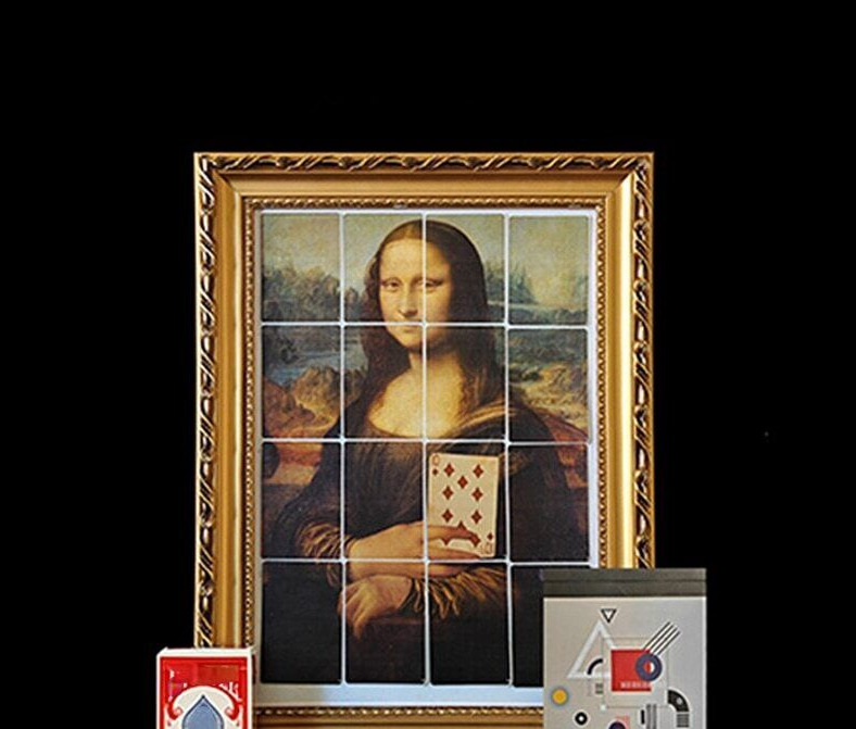 Mona Lisa Magic Brush 2.0 Magic Tricks Draws Mona Lisa Predict Chosen Card Magic