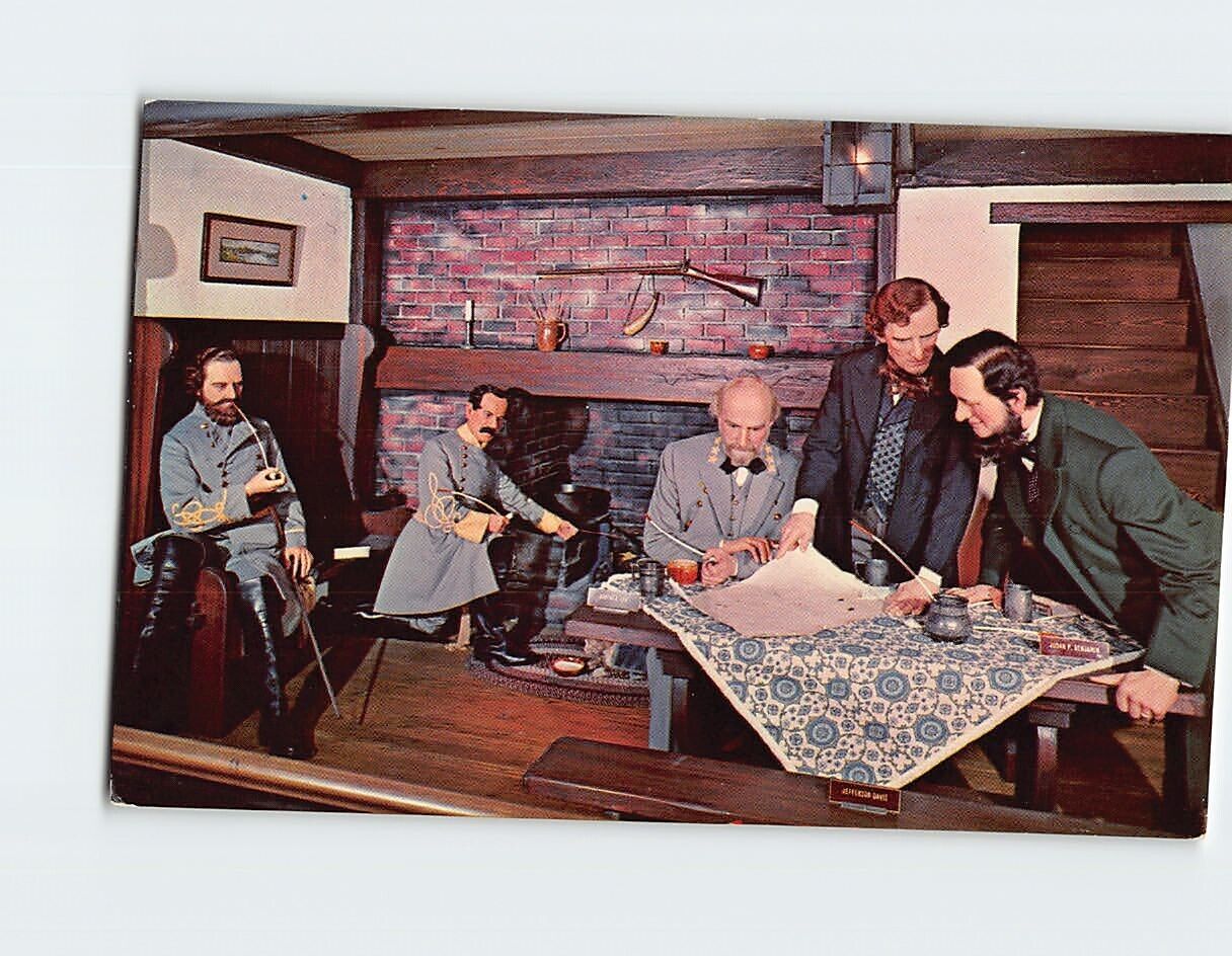 Postcard One of the Scenes in The London Wax Museum St. Petersburg Beach Florida