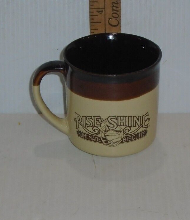 Vintage Hardee\'s 1984 Rise and Shine Homemade Biscuits Coffee Mug