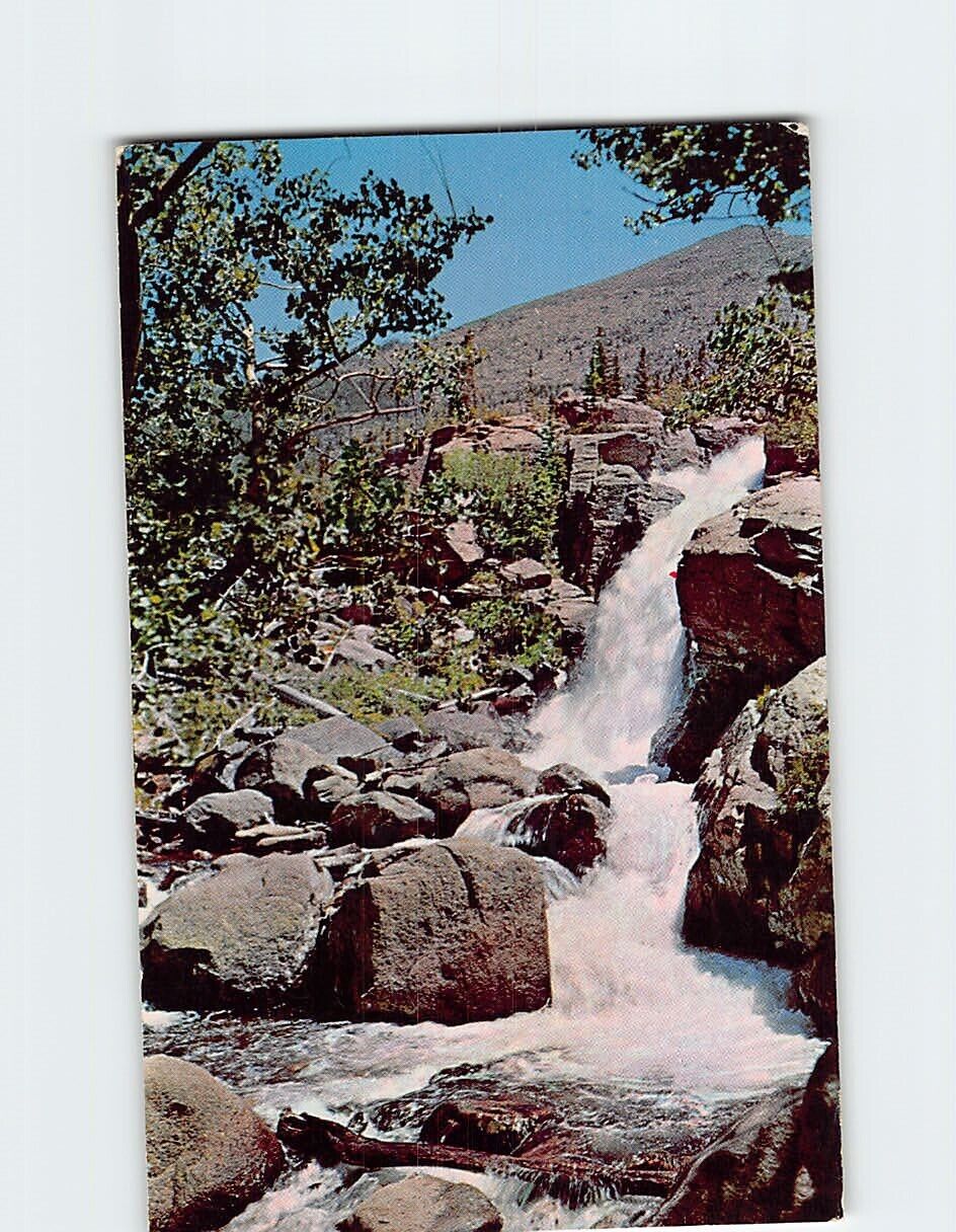 Postcard Alberta Falls Rocky Mountain National Park Colorado USA