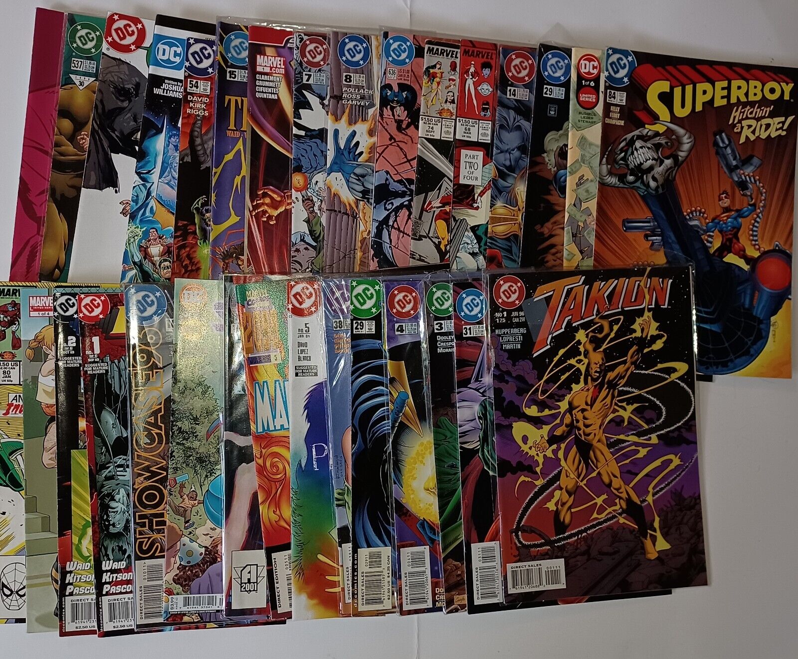 Huge 31 Comic Book Lot- Marvel & DC Only- All VF To NM - Bagged & Boarded - VTG+
