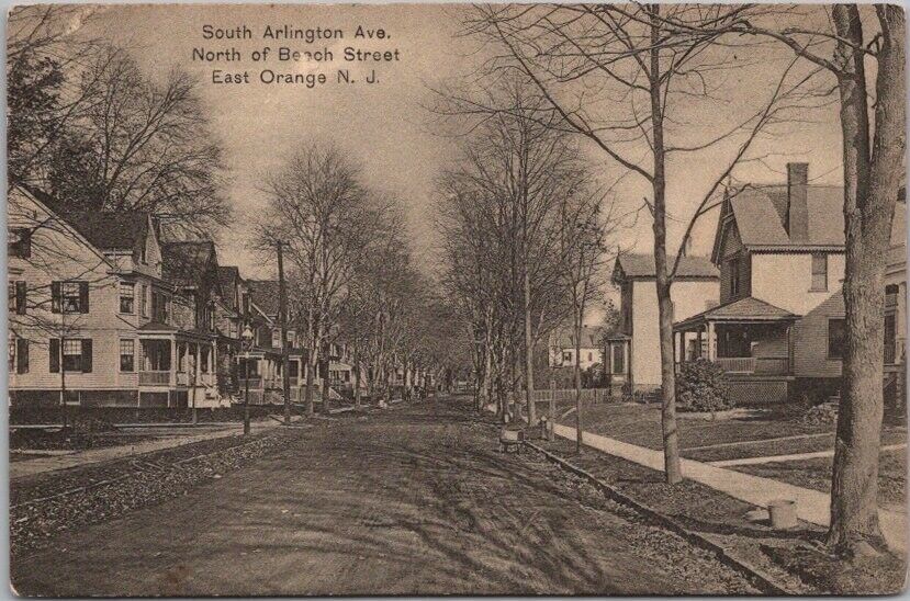 Vintage 1910s EAST ORANGE, New Jersey Postcard \