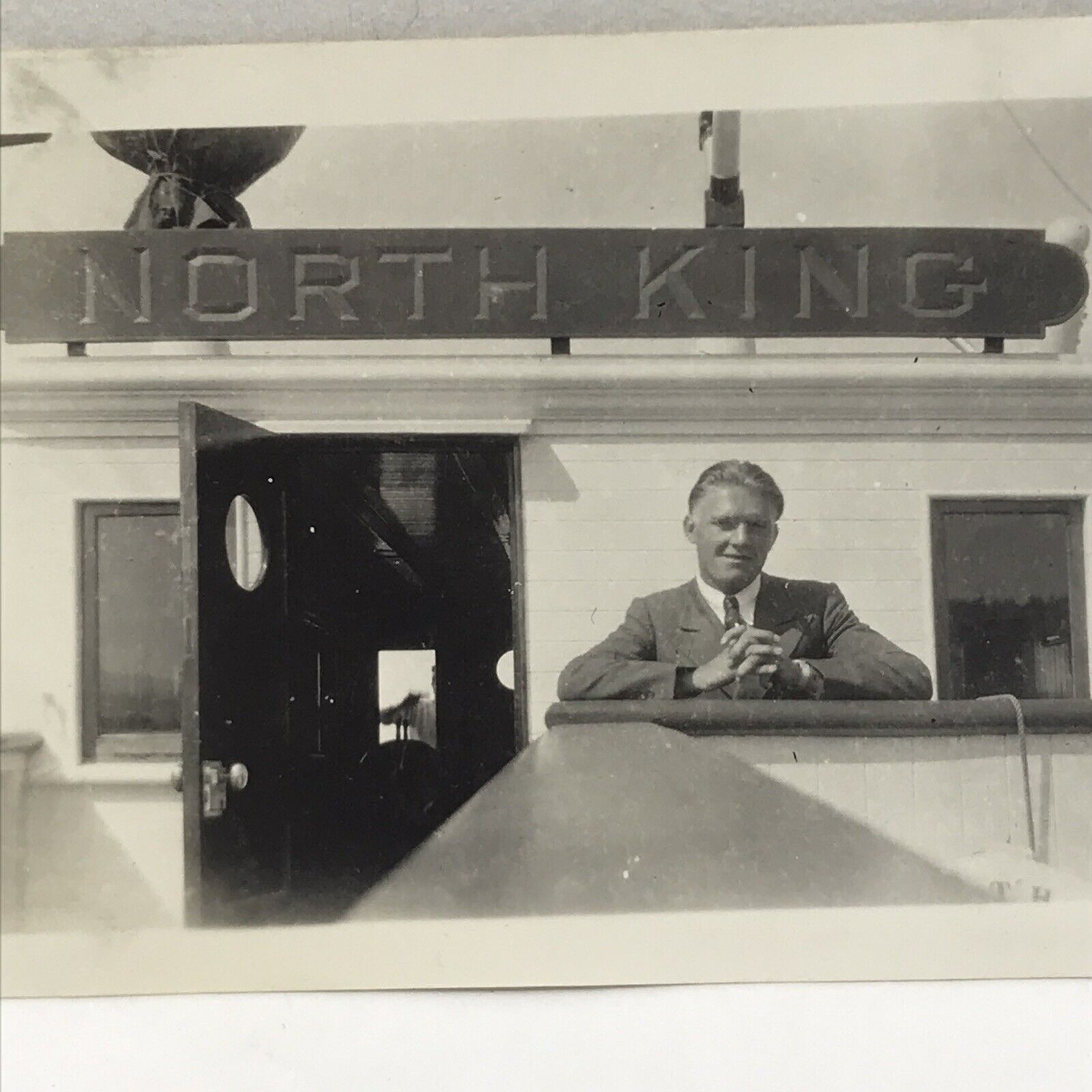 Vintage 1950s North King Photo Man Posed