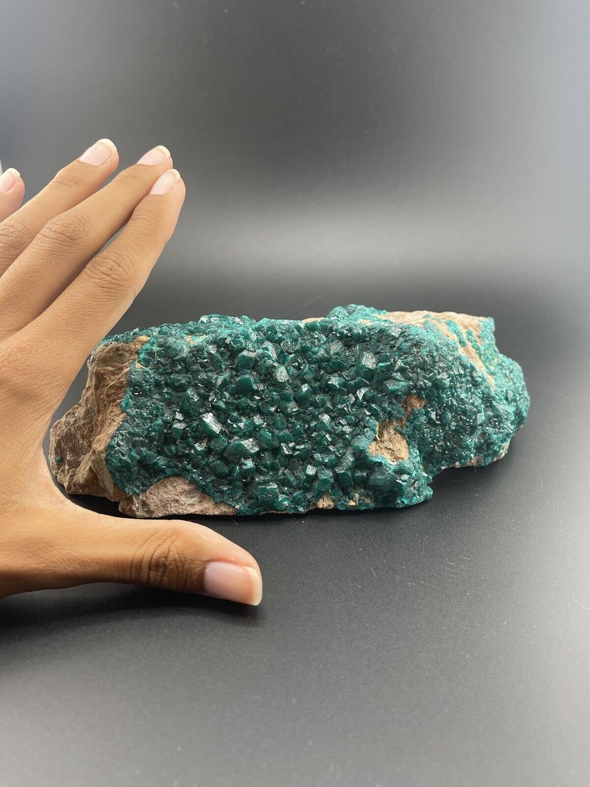 HUGE Dioptase Crystal Matrix RARE to Find This Large Beautiful