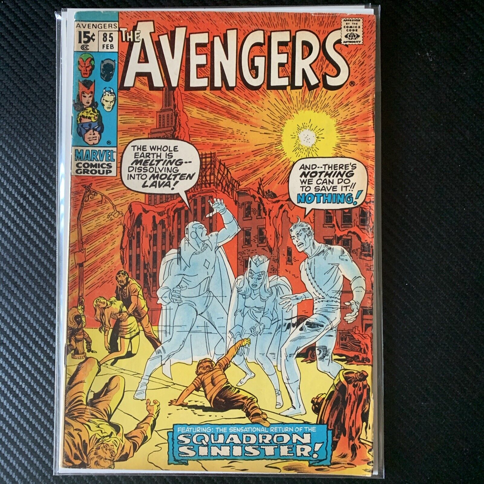 Avengers #85 - MARVEL - Feb \'71 - 1st FULL Appearance Squadron SUPREME F-VF