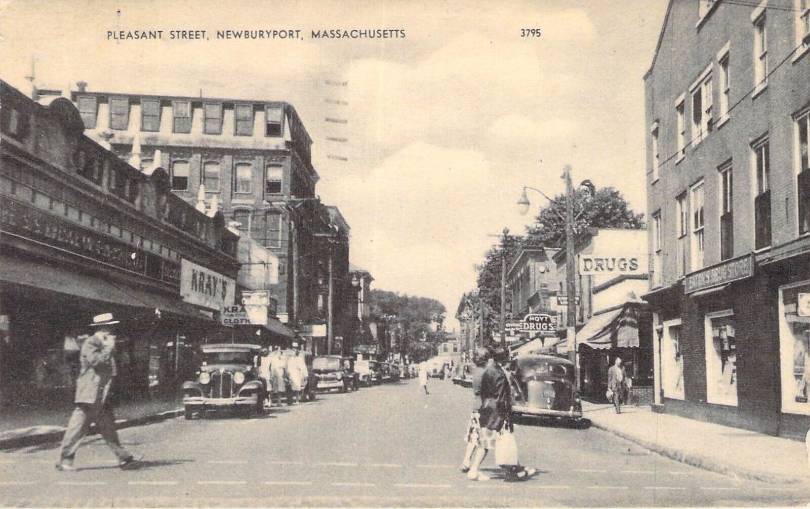 Pleasant Street, Newburyport, Mass., Posted 1956
