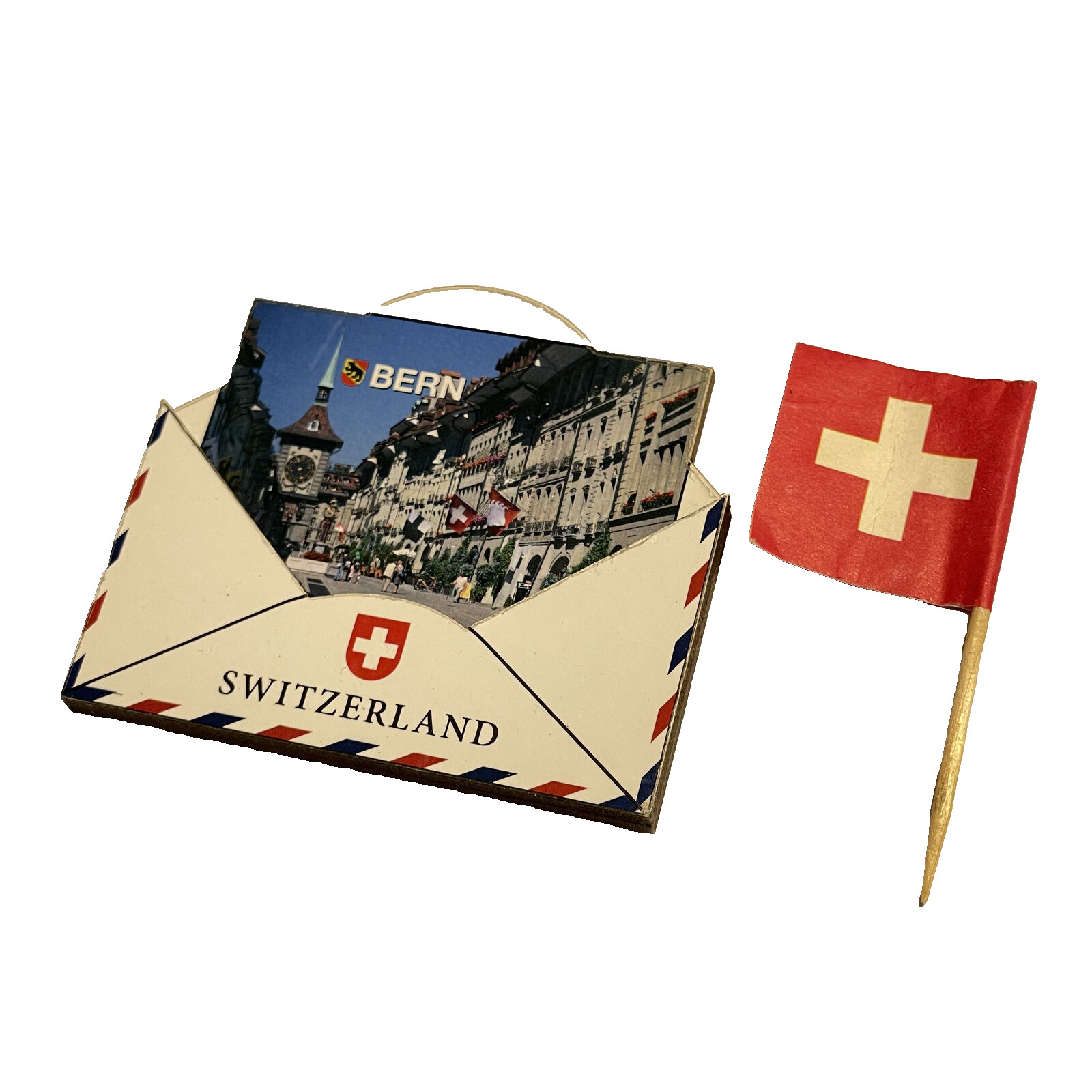 Bern, Switzerland - Swiss Flag - Souvenir Refrigerator Fridge Magnet