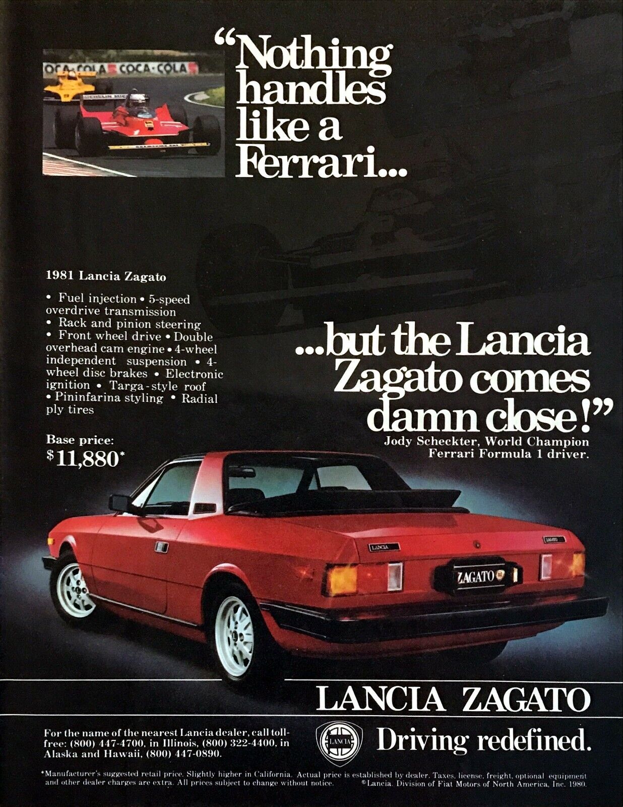 1981 Lancia Zagato Targa Coupe photo \