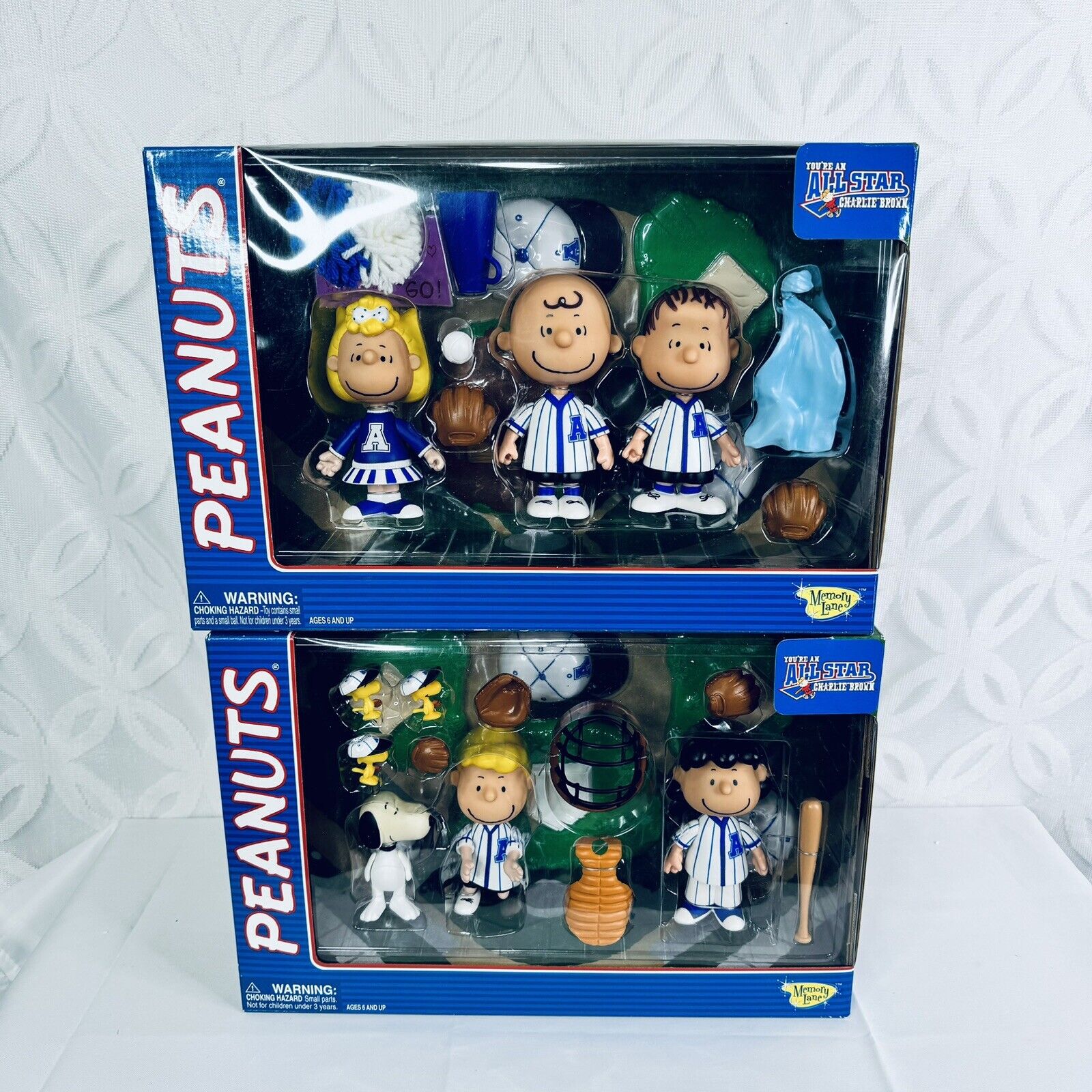 Peanuts You’re An All Star Charlie Brown Baseball Figure Sets Memory Lane 2003