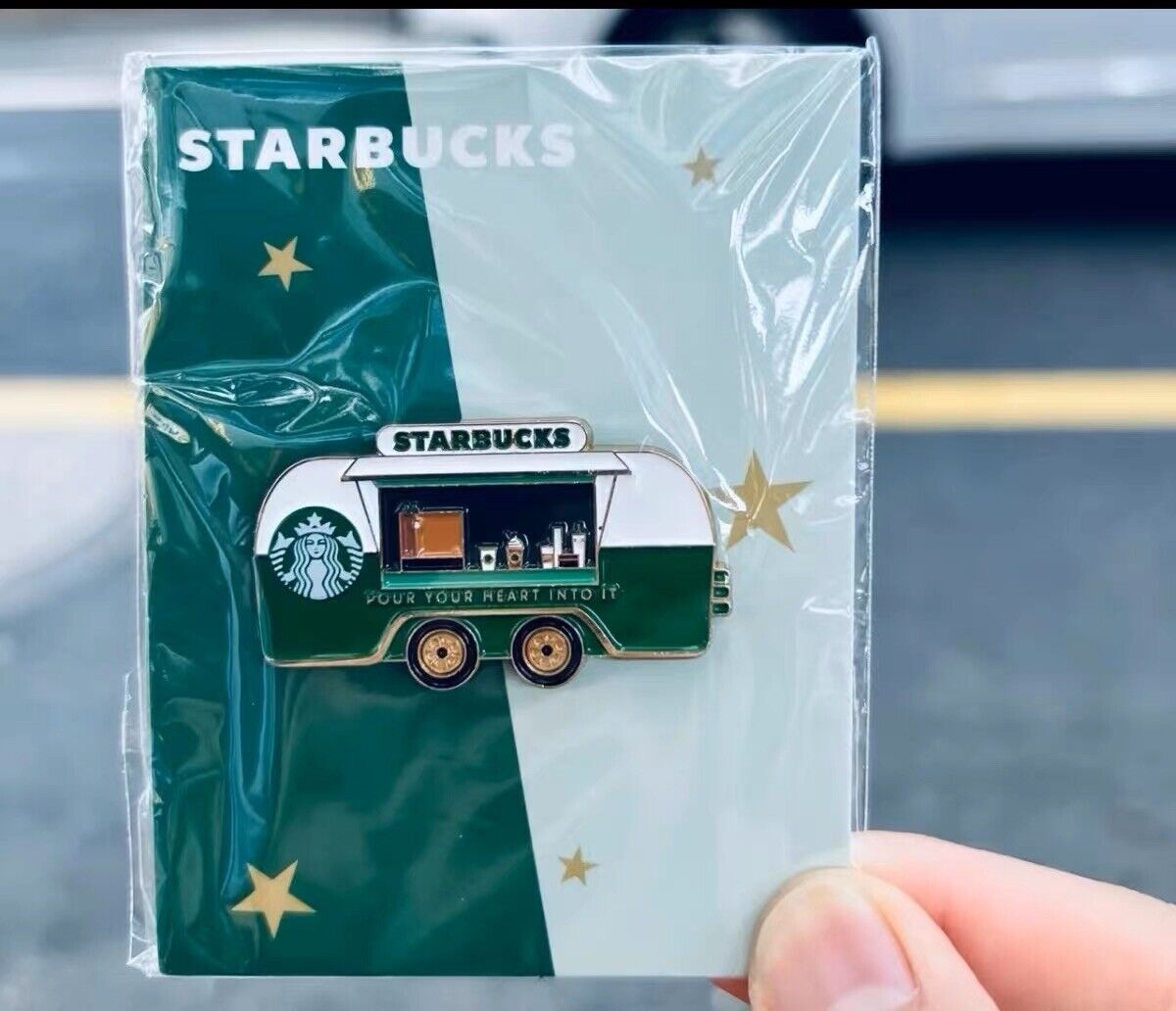 New Starbucks 2022 China Coffee Car Pin