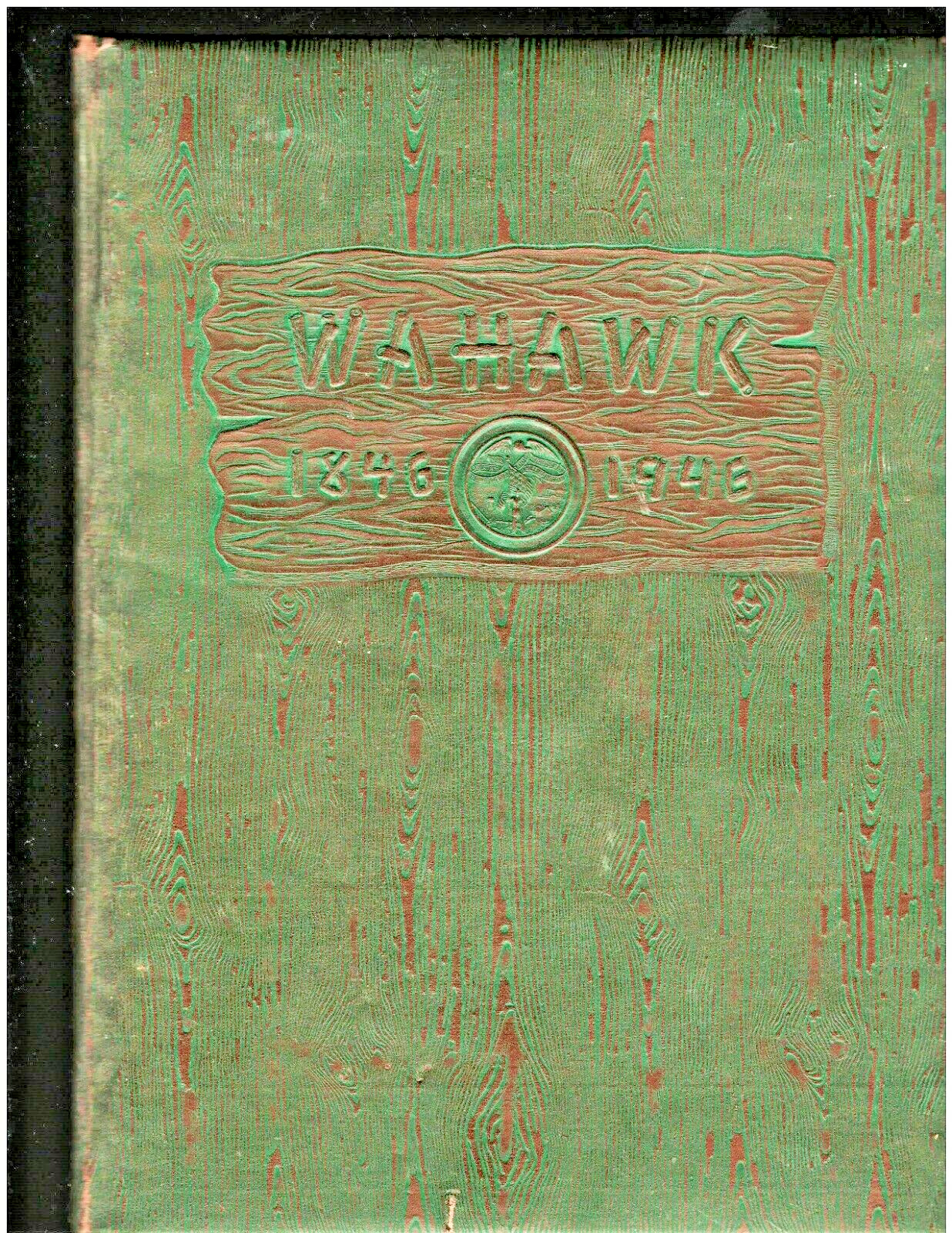 1946 West Hill High School Yearbook, Wahawk, Waterloo, Iowa