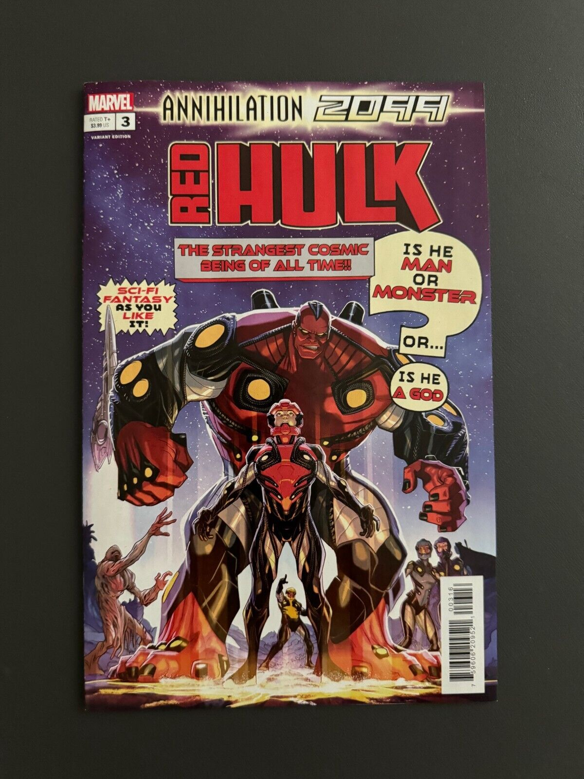 Annihilation 2099 #3 1:25  Pete Woods First Appearance Red Hulk 2099