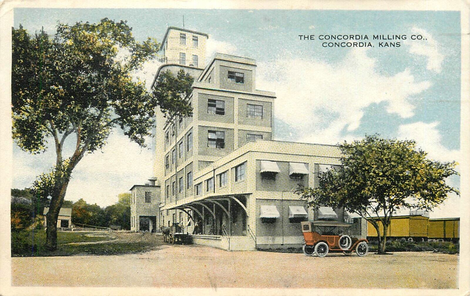 1916 The Concordia Milling Company, Concordia, Kansas Postcard