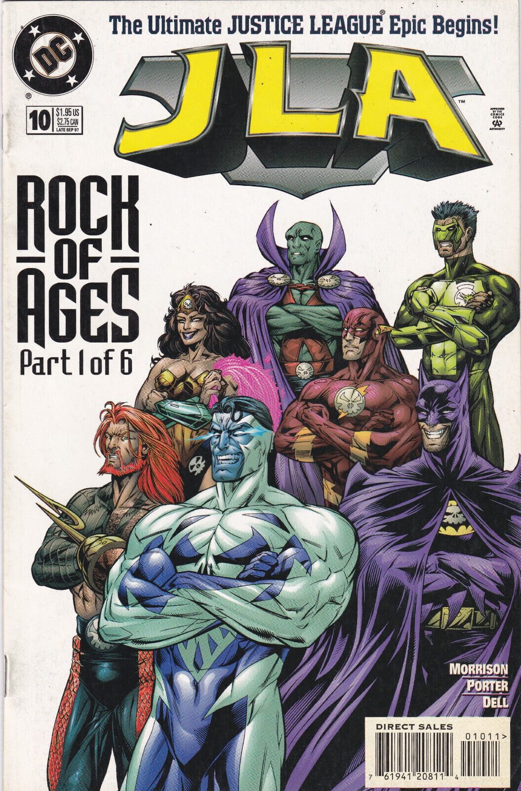 JLA #10, (1997-2006) DC Comics, High Grade