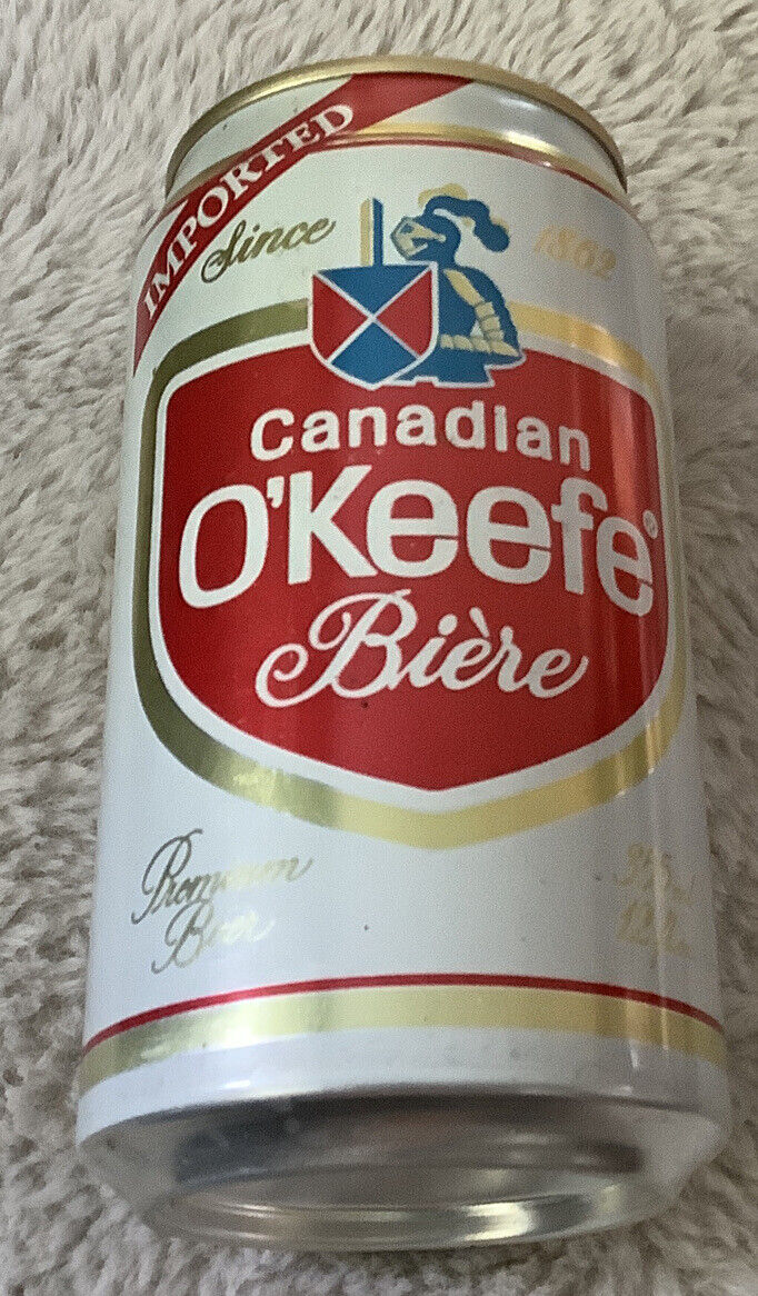 CANADIAN O\'KEEFE BIERE 12oz 355ml Beer CAN Molson Brewery Vancouver CANADA