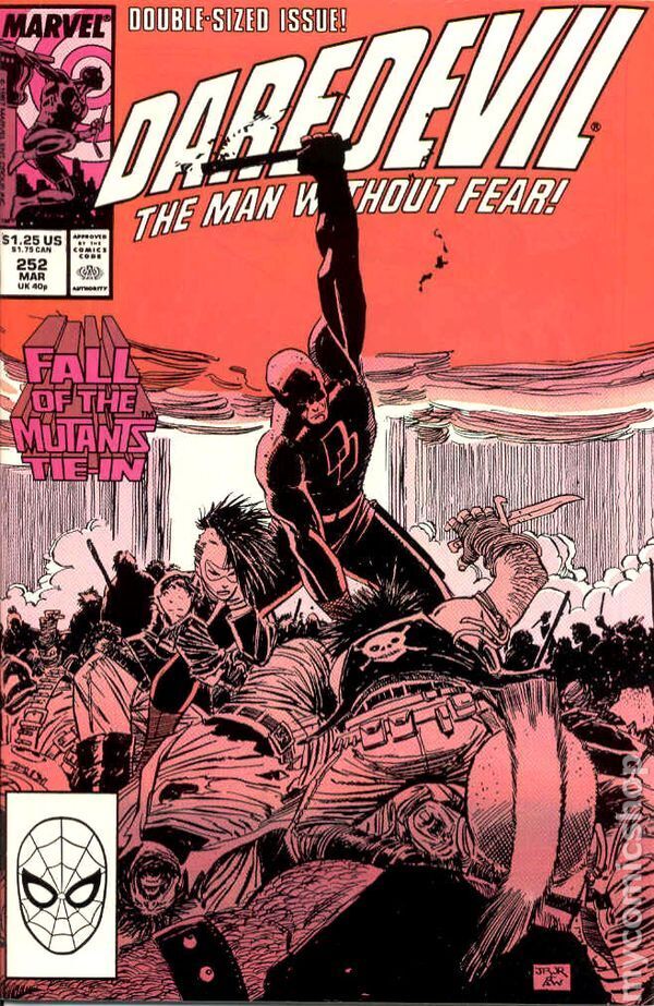 Daredevil #252 FN/VF 7.0 1988 Stock Image