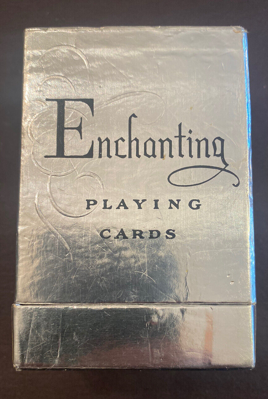 Vintage Enchanting Playing Cards. U.S. Playing Card Co. Double Deck.
