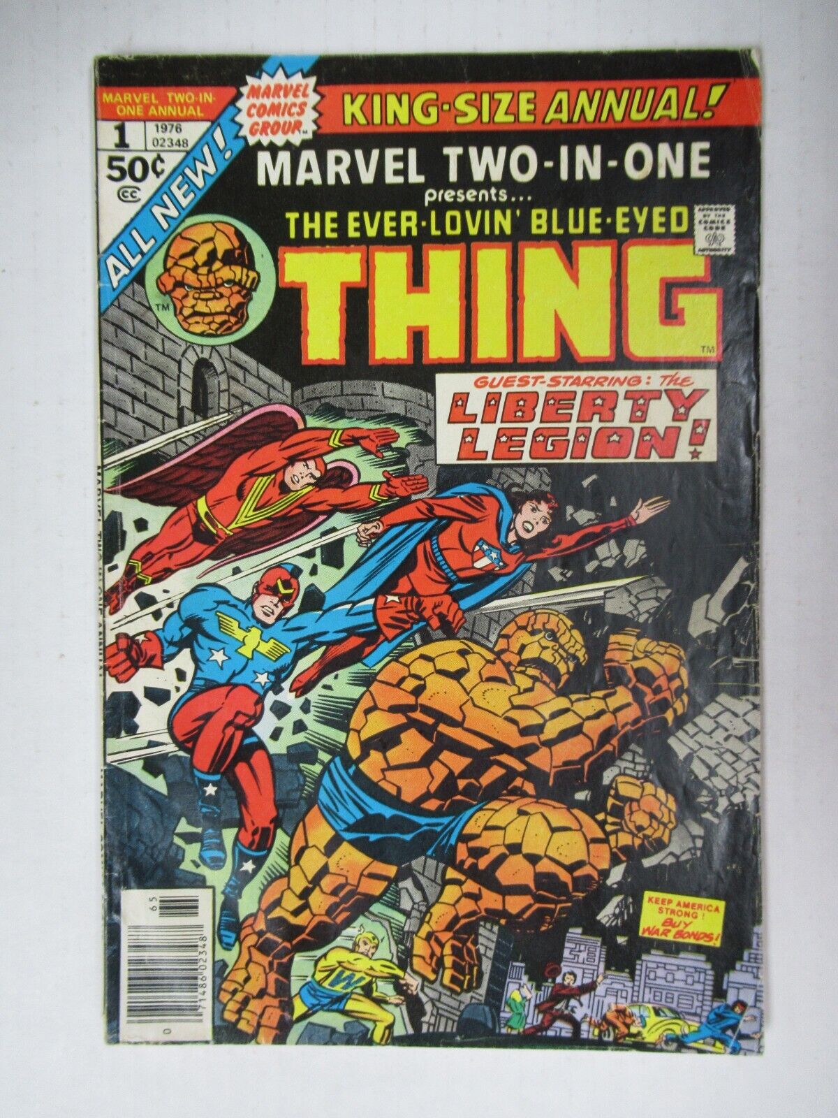 1976 Marvel Comics Marvel Two-In-One King Size Annual #1