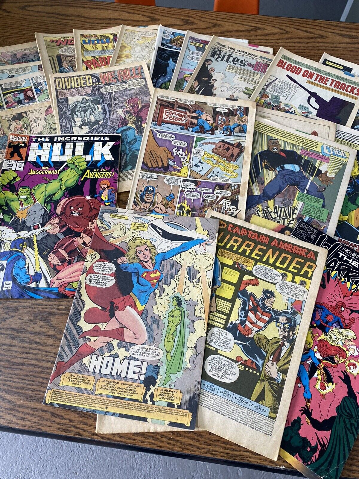 VTG Mixed Lot Of 23 Marvel / DC Comic Books, 80's & 90's #24-74