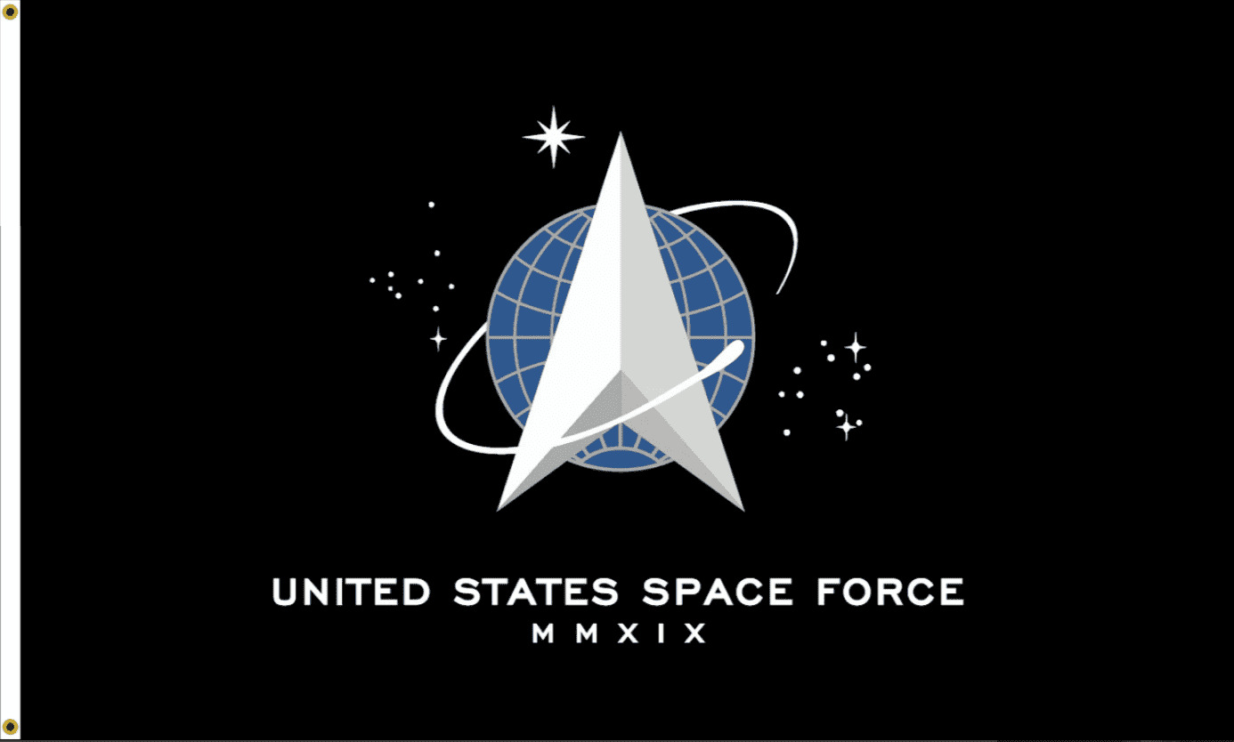 6X10FT FLAG United States Department of Space Force Banner Military US Celestial