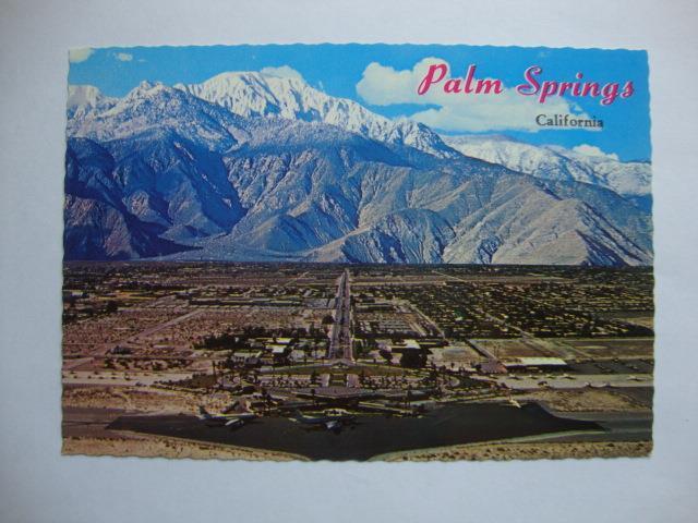 Railfans2 714) Palm Springs California, Airport, Airplanes, Mt San Jacinto Mtn