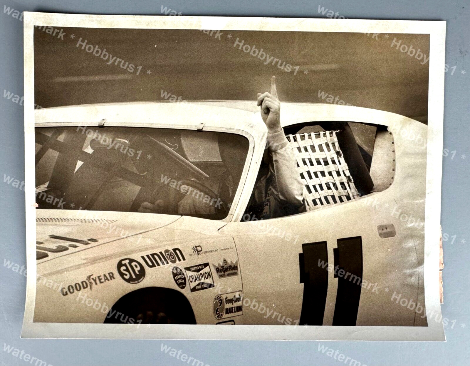 NASCAR Auto Racing Buddy Baker Vintage 1971 Original Press Photo