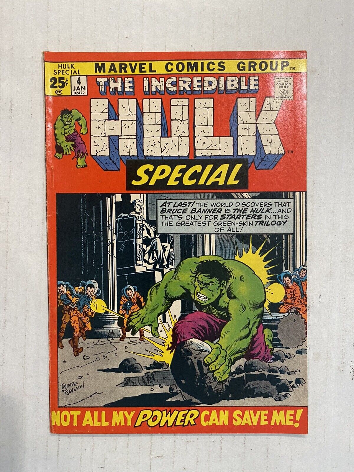 The Incredible Hulk Special #4 (1972 Marvel Comics) Bronze-Age Jack Kirby