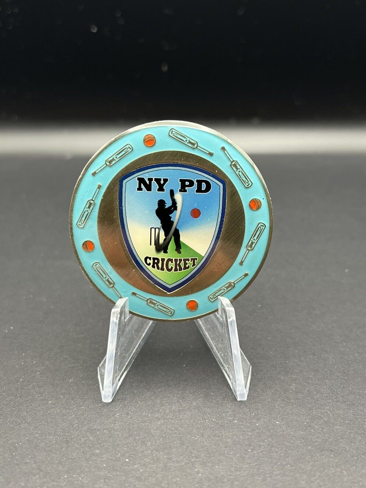 nypd challenge coin Cricket Team