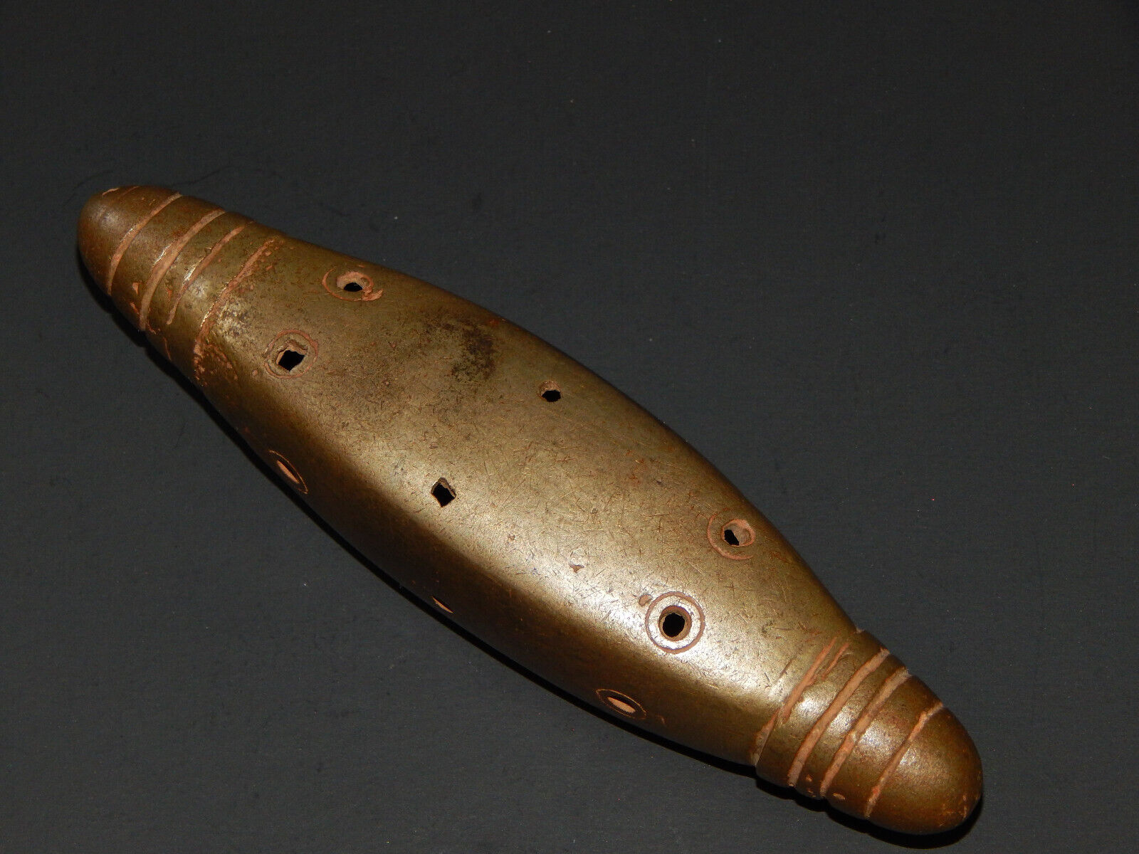 Rare antique Handcrafted Asian Brass Dice
