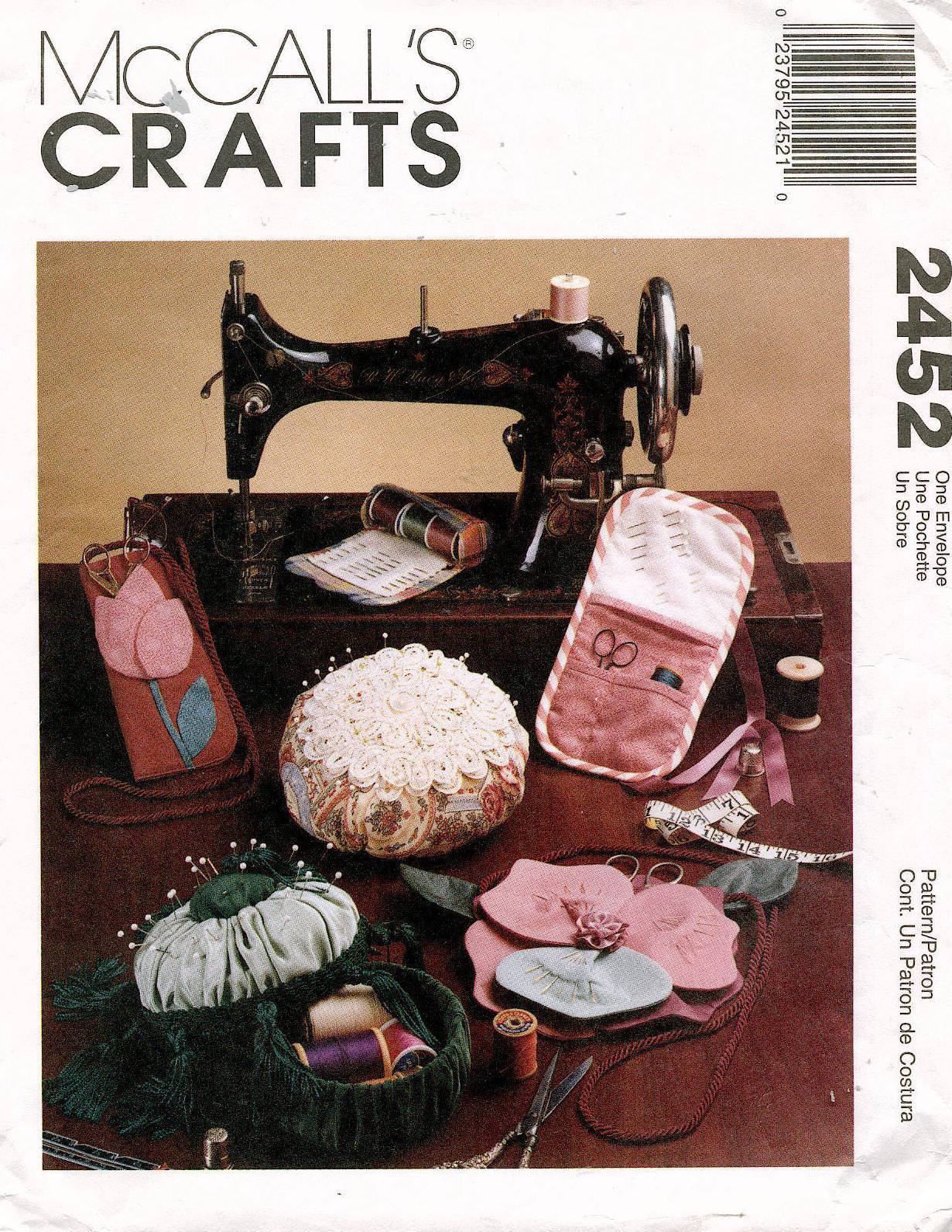 1990\'s McCall\'s Sewing Accessories Pattern 2452 UNCUT