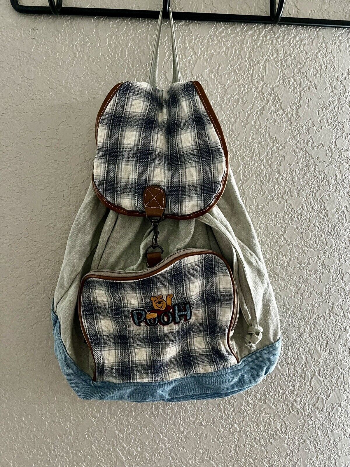 Vintage 90’s Disney Winnie The Pooh Drawstring Backpack