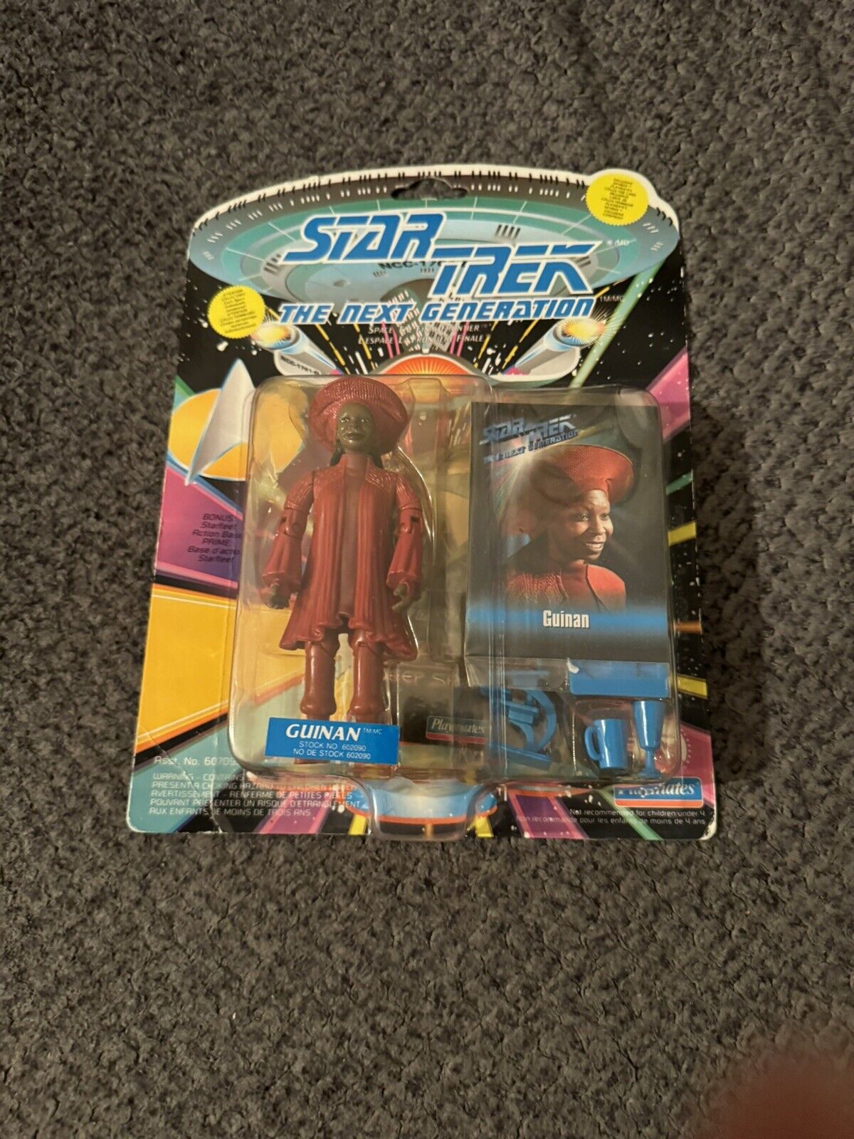 Star Trek Action Figure Whoopi Goldberg Guinan In Package Playmates 1998