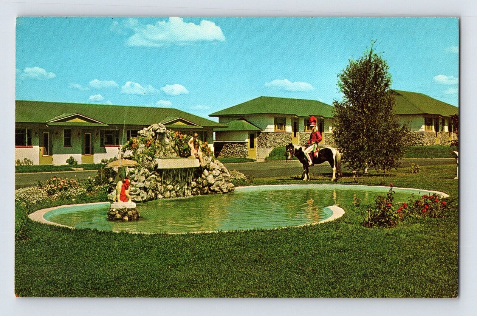Postcard Canada Quebec Plessisville La Claire Fontaine Motel 1968 Posted Chrome