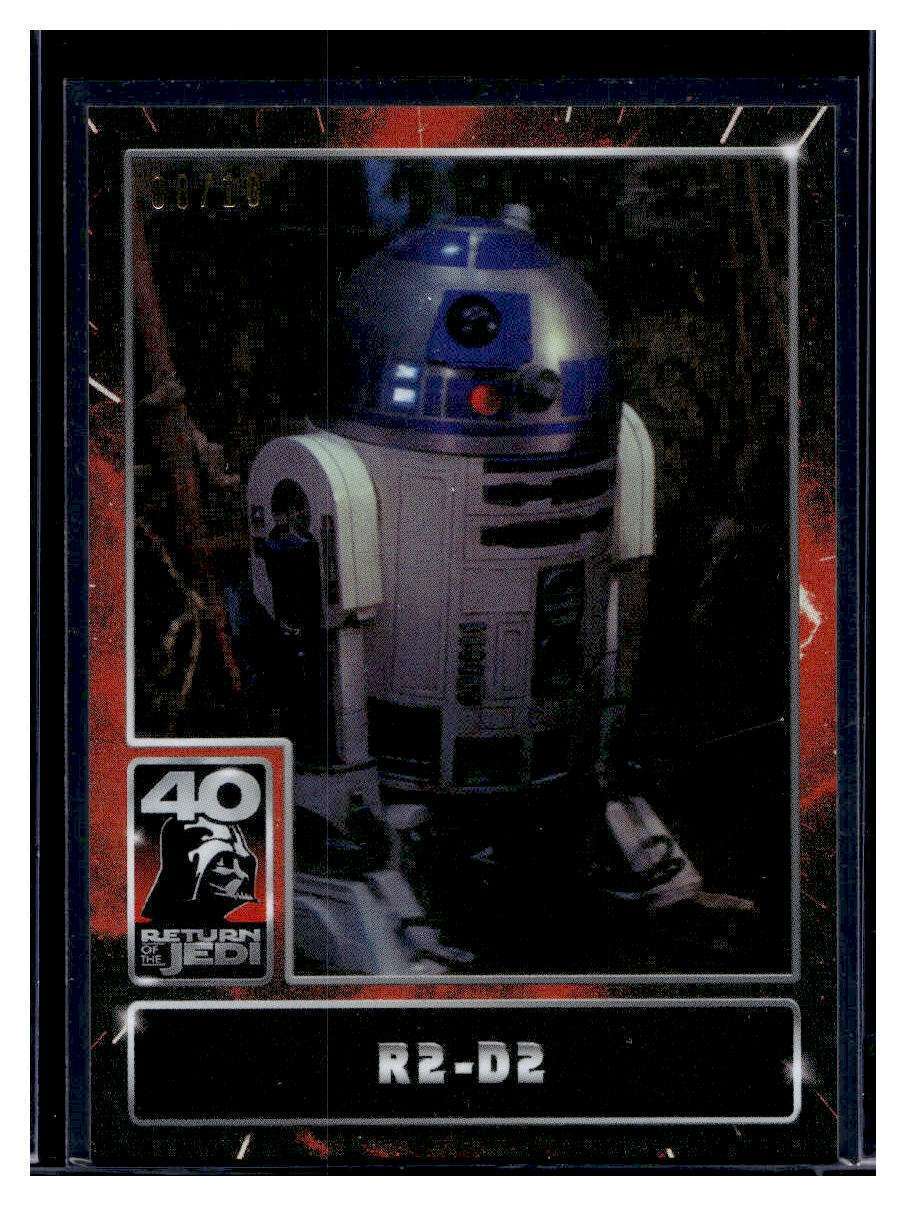 2023 Topps Star Wars Return of the Jedi 40th Anniversary #2 R2-D2 Red Foil /10