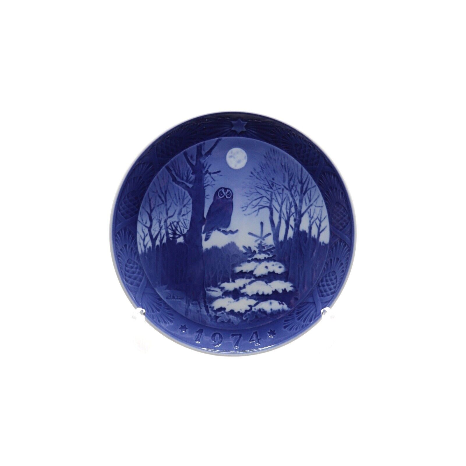 Royal Copenhagen “Winter Twilight” 1974 Decorative Collector Plate