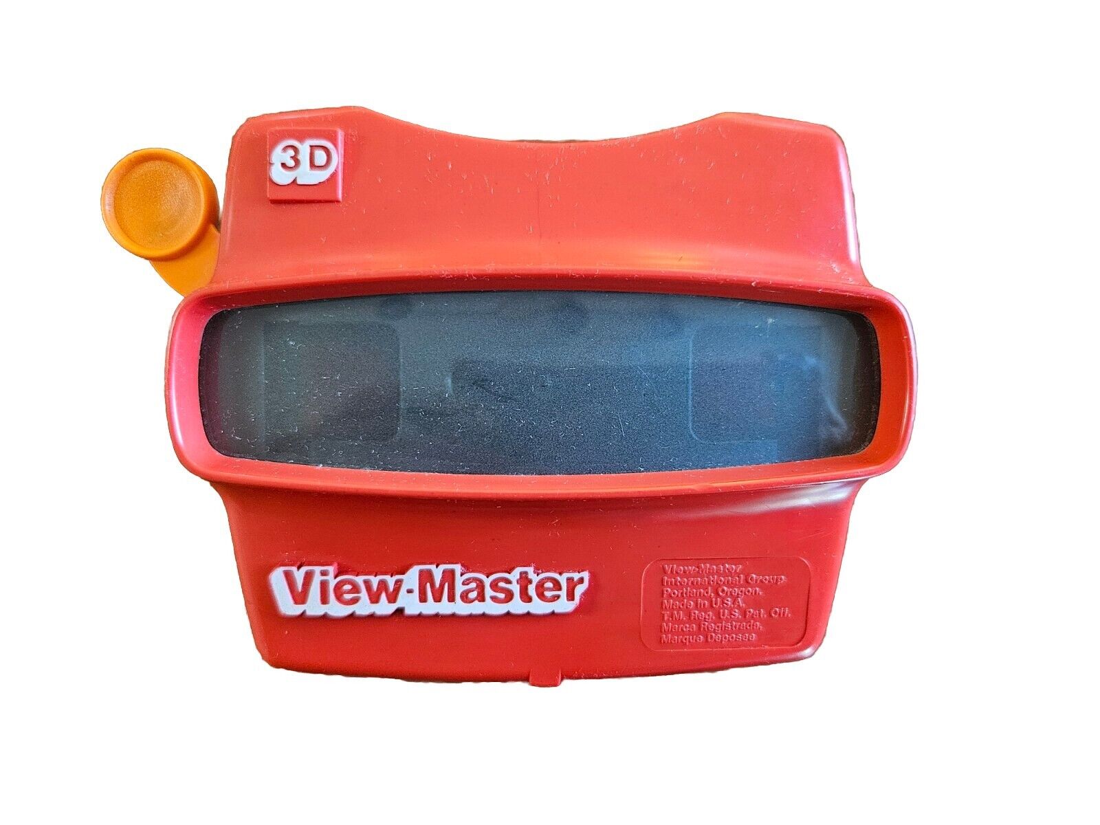 1980's Vintage Red 3D View Master Disc Projector