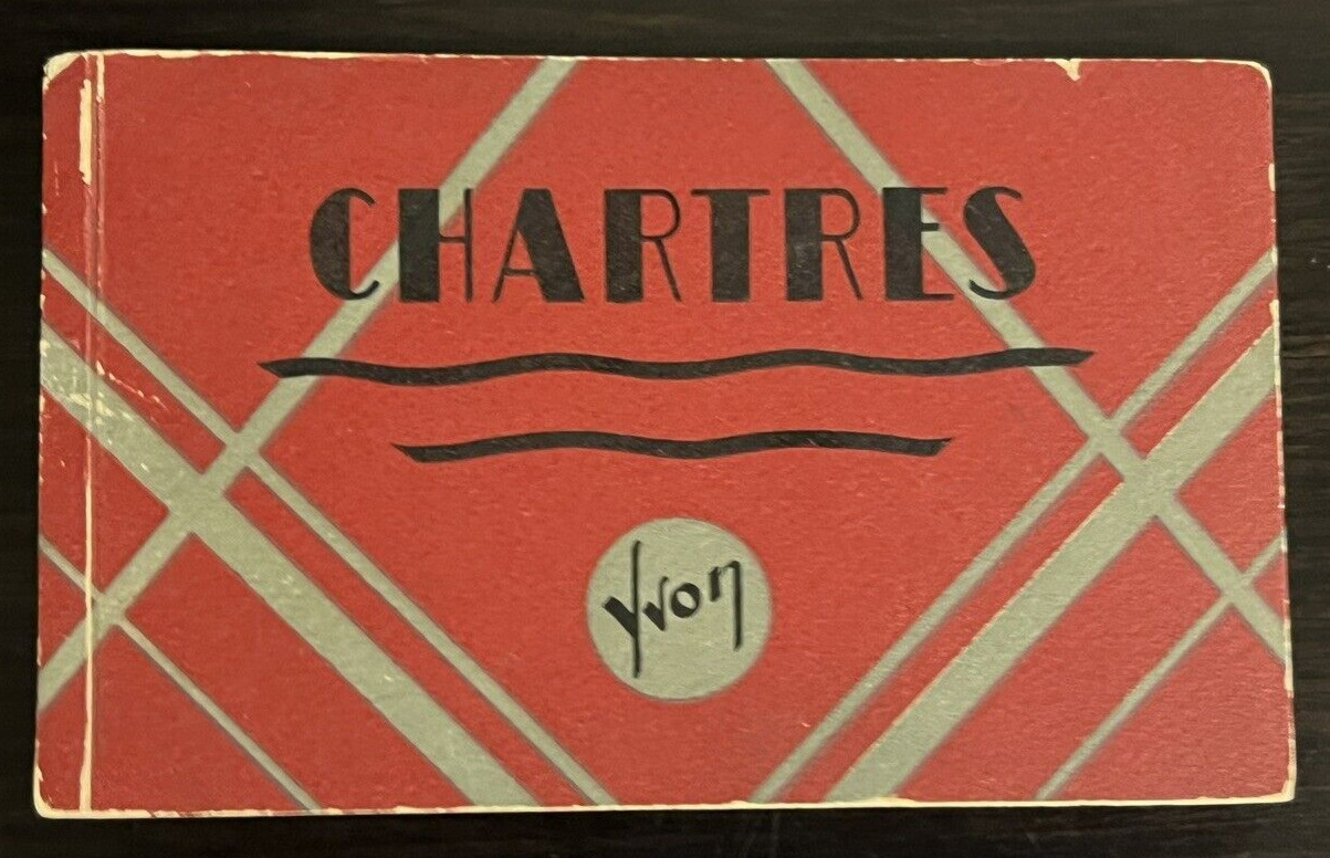 Chartres -20 VINTAGE Black & White French Postcards, 1920\'s-1940s Era