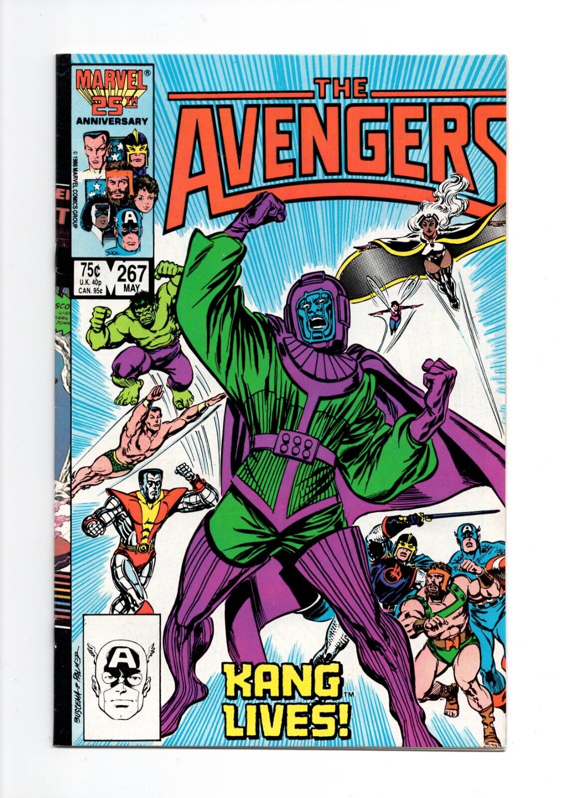 Avengers #267 *1st app. of The Council of Kangs* Marvel Comics 1986 Key Issue
