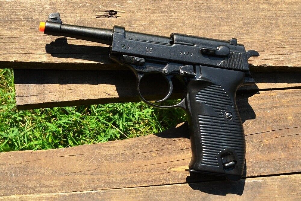 Non-Firing Denix Replica German Walther 9mm P38 Pistol - WWII - P-38 - Prop