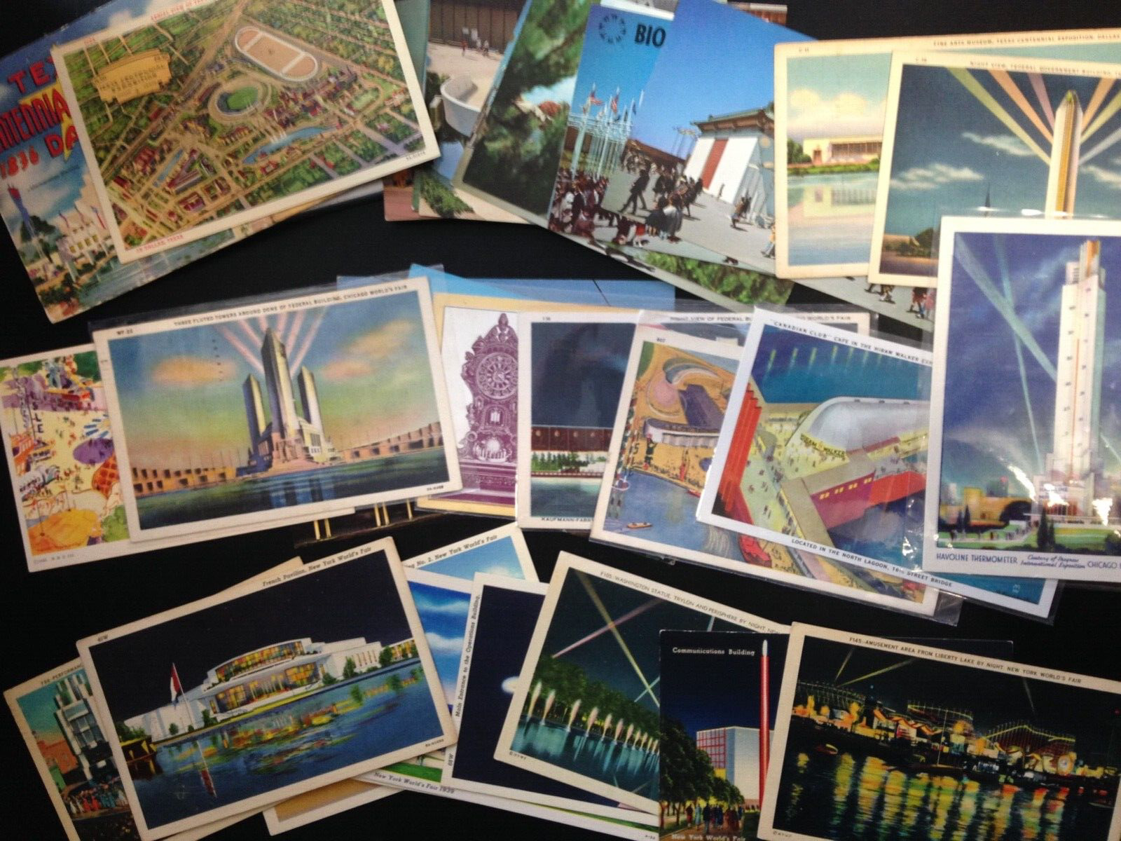 30+ Postcard lot, World's Fairs. Nice
