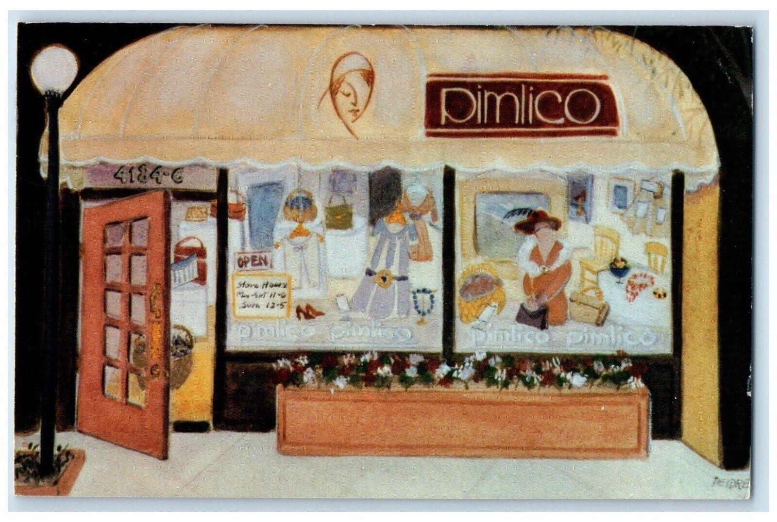 c1960 Exterior Front View Pimlico Piedmont Avenue Oakland California CA Postcard