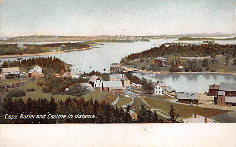 Cape Rozier & Castine Maine UNDB Vintage Postcard