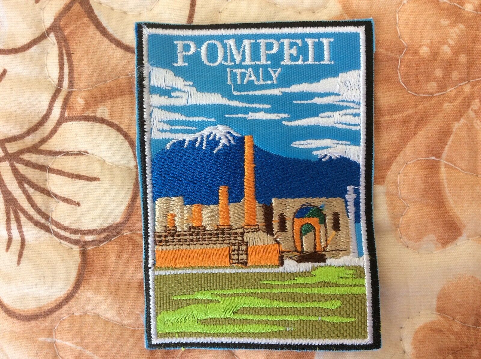 Patch Pompeii Naples Campania Temple Jupiter Roman Empire Rome Garden Fugitives