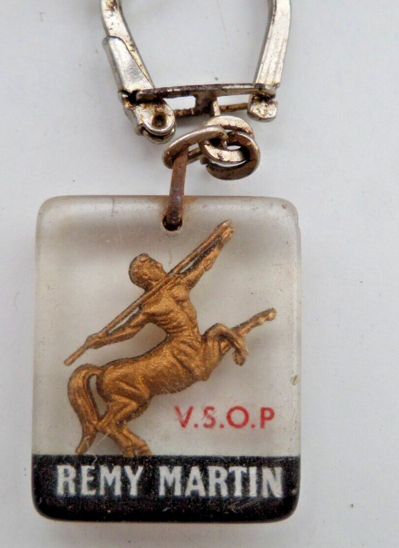 Remy Martin Cognac Keyring  Vintage Collectable Key Ring Chain Charm Rare