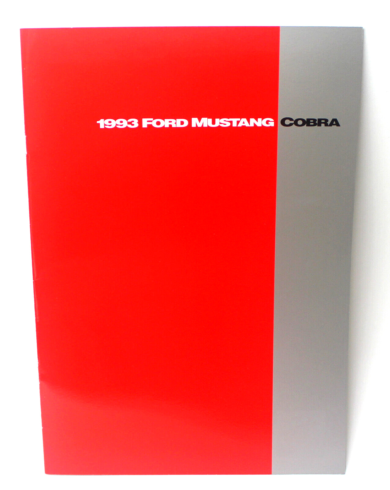 Rare 1993 Ford Mustang Cobra SVT Dealer Showroom Sales Spec Brochure