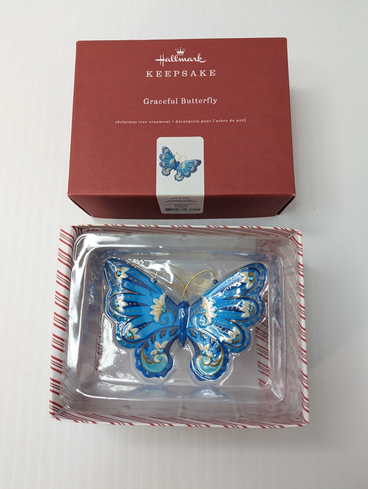 2019 Hallmark Keepsake Graceful Butterfly Premium Ornament NIB NEW IN BOX 