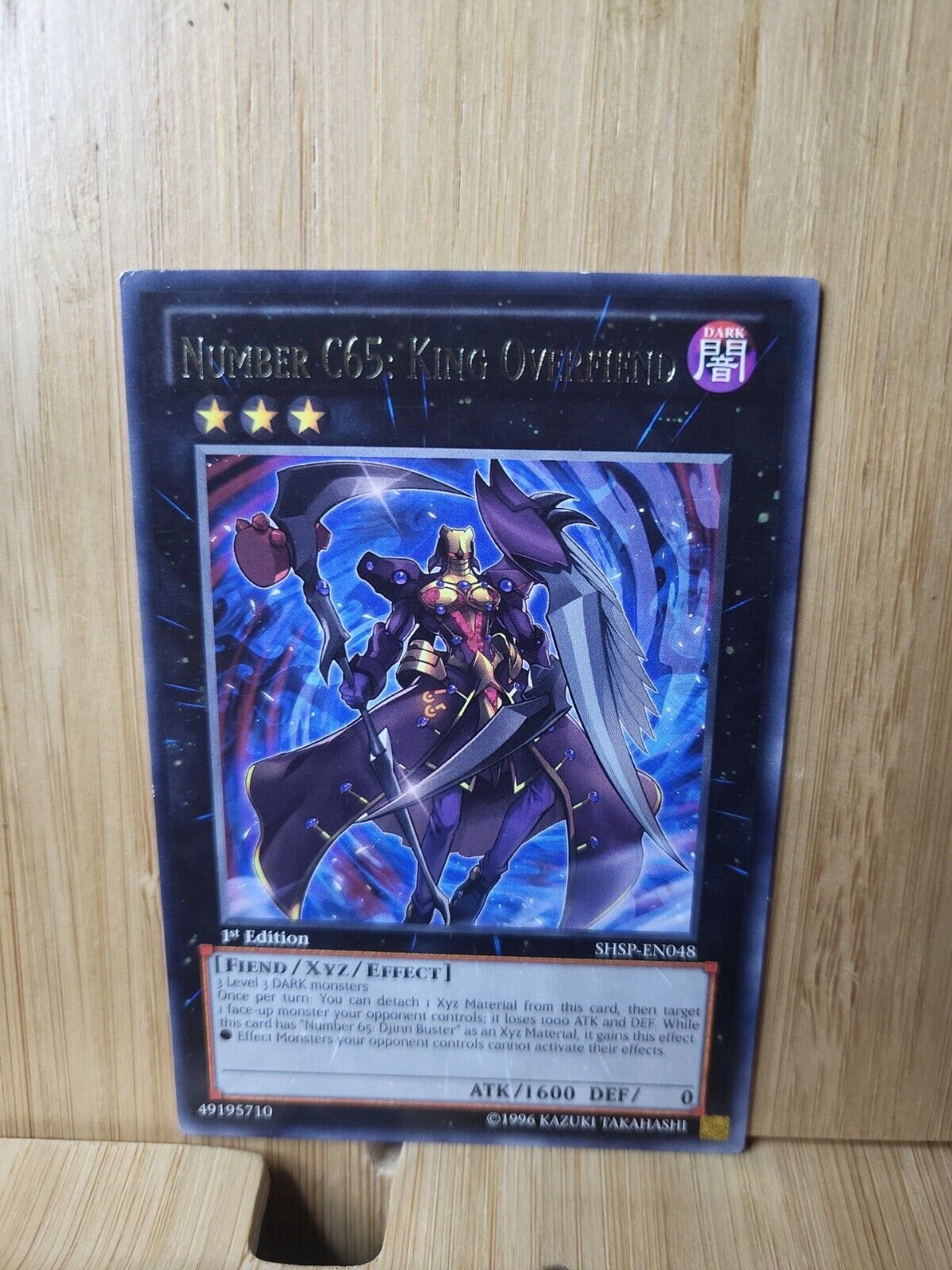 Yu-Gi-Oh 🏆Number C65: King Overfiend🏆 RARE Card
