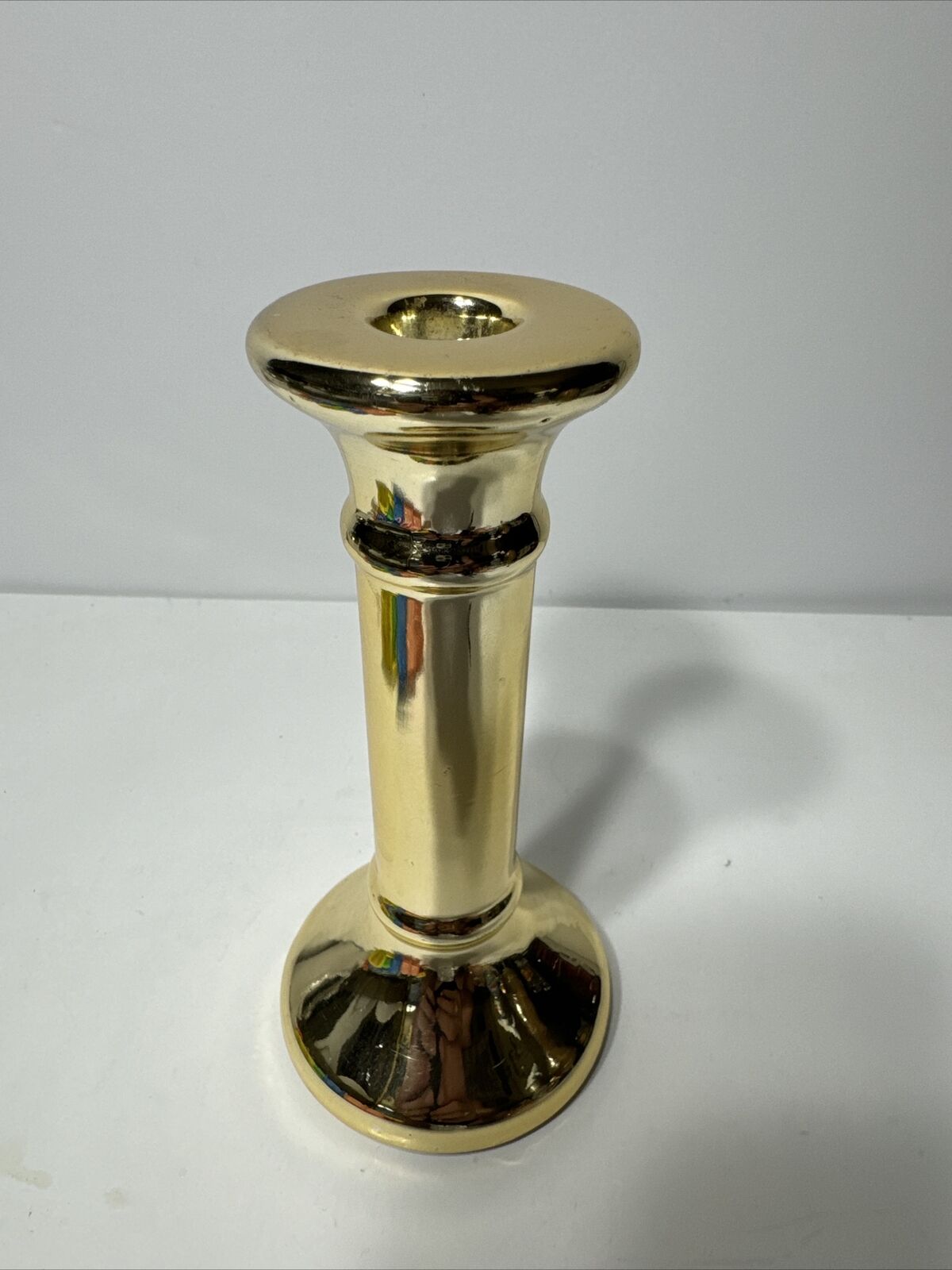 Vintage CANDLESTICK CANDLE HOLDER 6.5” TALL Unknown Brand