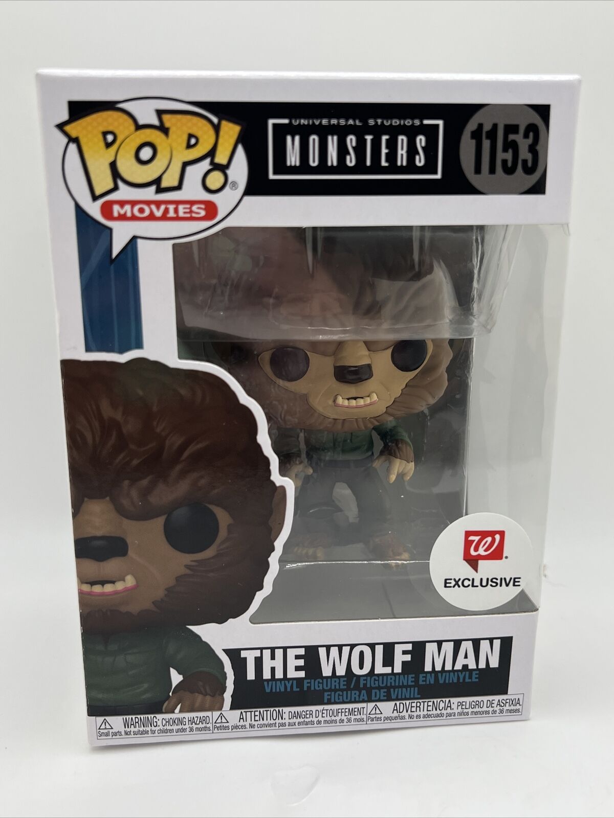 Funko Pop Movies: Monsters - The Wolf Man #1153 (Walgreens Exclusive).
