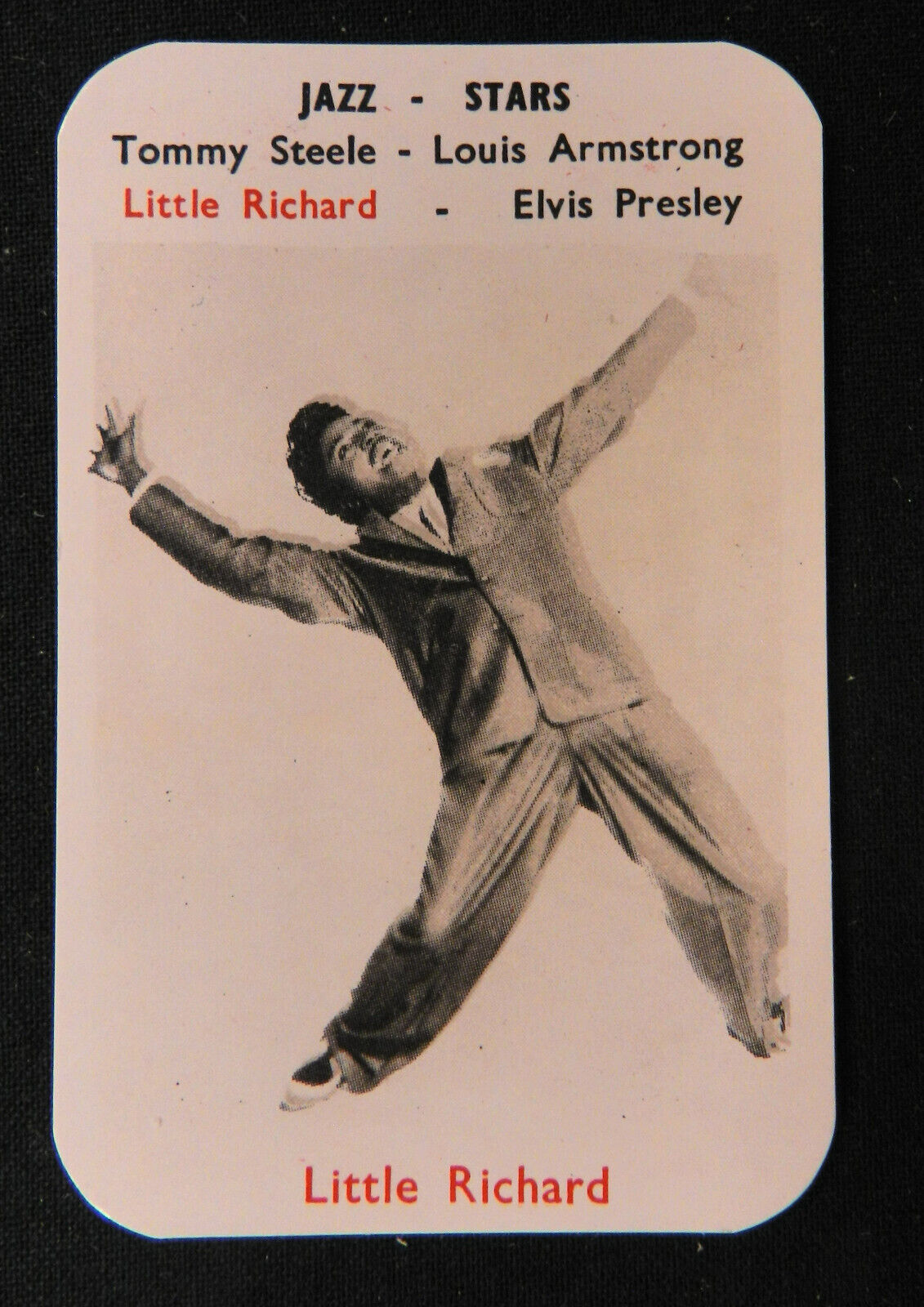 1950\'s Maple Leaf Gum Little Richard Trading Card High Grade ii